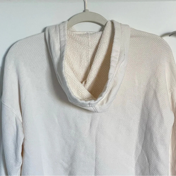 Madewell MWL Airyterry Hoodie Sweatshirt: Stripe-Sleeve Edition 29794 - Picture 10 of 16